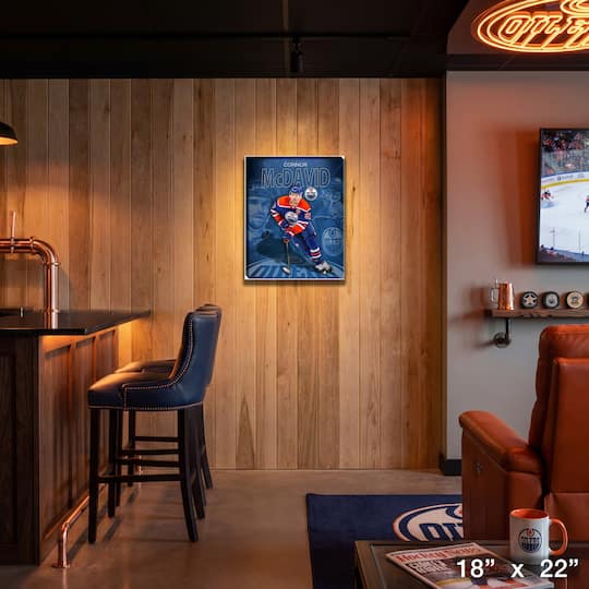 Connor McDavid 16" x 20" Canvas Collage Oilers-V